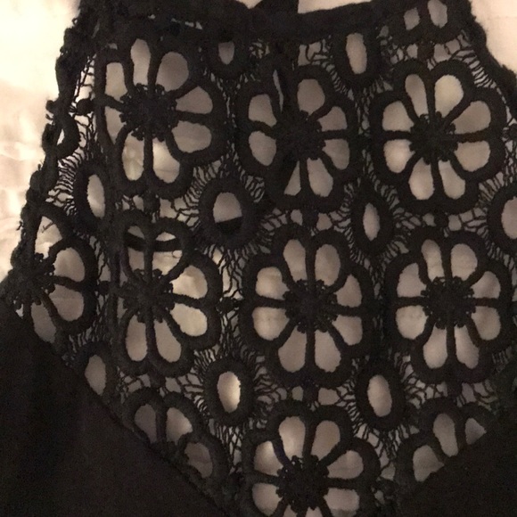 FREE People Black Floral Slip - Picture 2 of 7